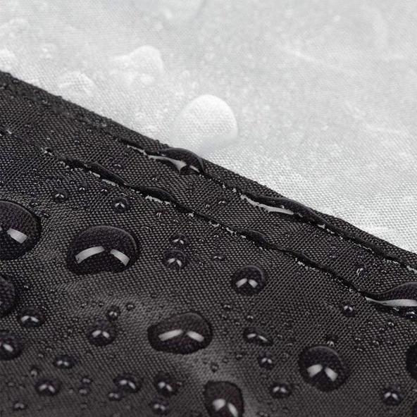 Oxford Motosiklet Aquatex Arka Çantali Kilif Small Siyah-Gri CV201 - 4