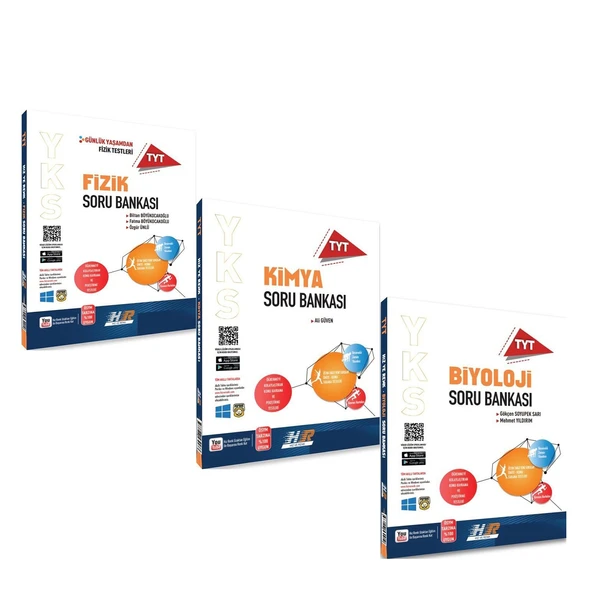 Hız ve Renk TYT Fizik Kimya ile Biyoloji Soru Bankası Seti 3 Kitap