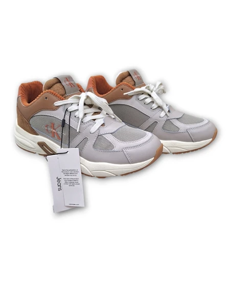 ORJİNAL Retro Tennis Laceup Coui Erkek Spor Ayakkabi, YM0YM00793,Kahverengi, 40