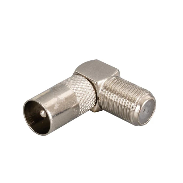 Powermaster PM-34398 F Konnektör Dişi - 60 Ohm Erkek L Tip Çevirici