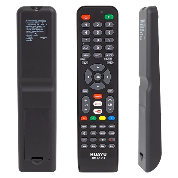 Huayu RM-L1211 Netflix-Youtube-Smart Tuşlu Universal Lcd-Led Tv Kumanda