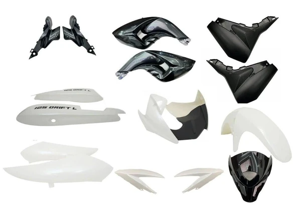 Mondial Drift 125L Kaporta Seti Beyaz ürün görseli 1