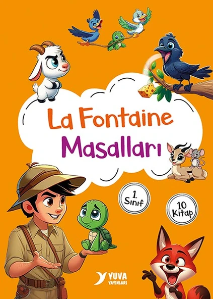 Yuva 1.Sınıf La Fontaine Masalları 10 Kitap