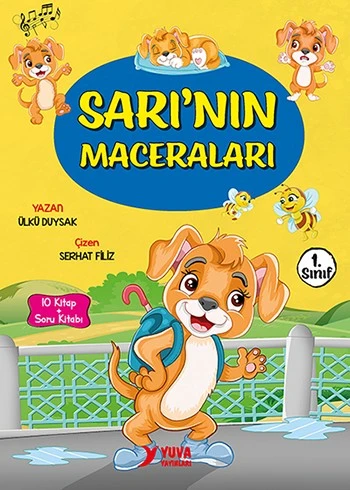 Yuva 1.Sınıf Sarının Maceraları 10 Kitap