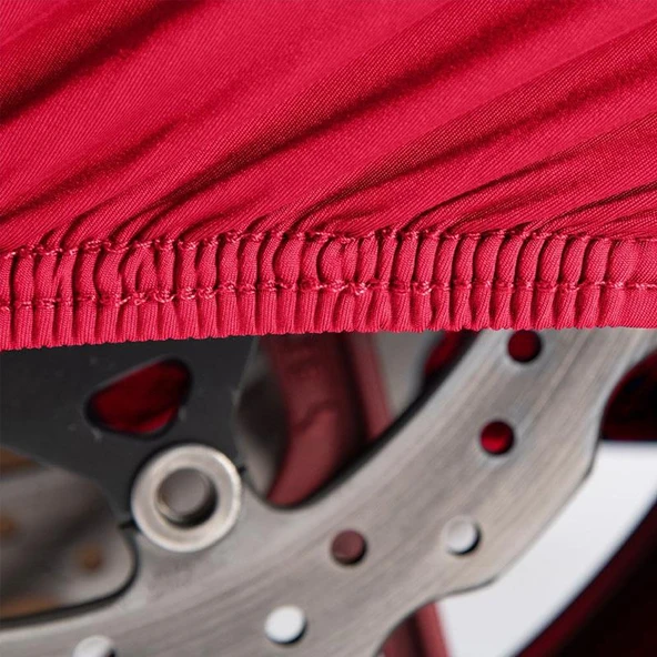 Oxford Motosiklet Protex Indoor Premium Stretch-Fit Kilif Iç Mekan Small Kirmizi CV174 - 4