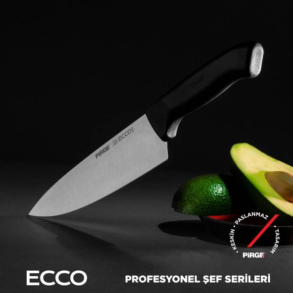 Pirge Ecco Çantalı 3’Lü Bıçak Seti Siyah - 4