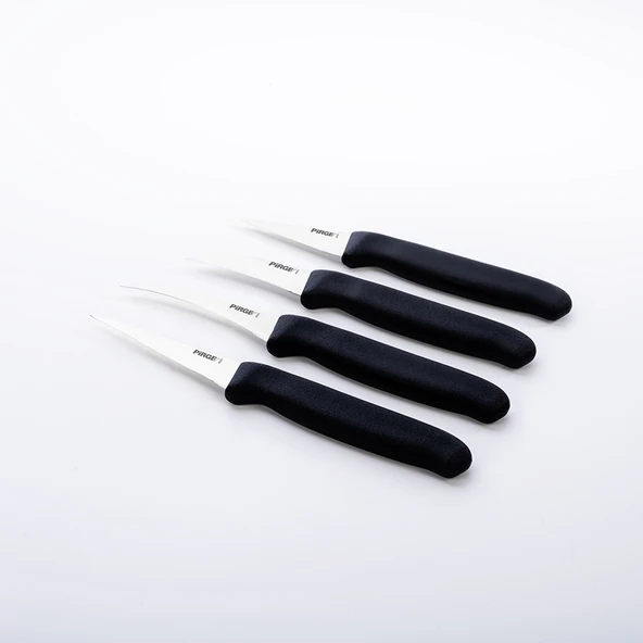Pirge Gastro Pmg Dekor Bıçağı Seti Siyah - 3