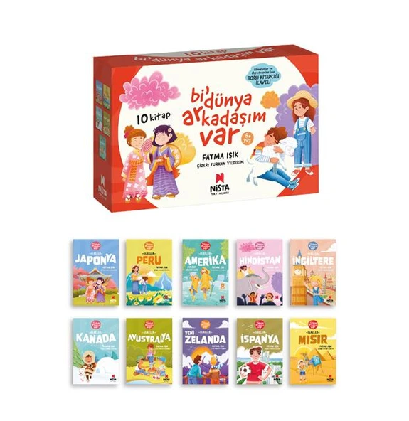 Nista 3. Sınıf Bi Dünya Arkadaşım Var (10 Kitap)