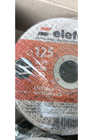 Metal İçin Düz Kesme Disk Taşı (inox) 125*6.0*22.23 (t29) Kutuda 10 Adet - 2