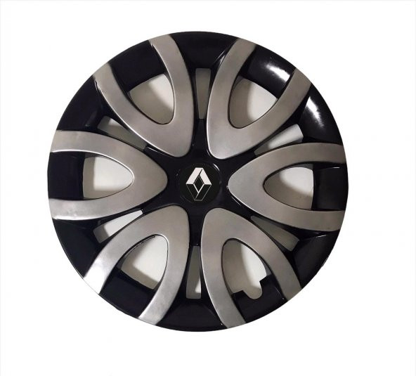 Renault Clio 15 Inç Jant Kapağı Takım 4 Adet+Amblem