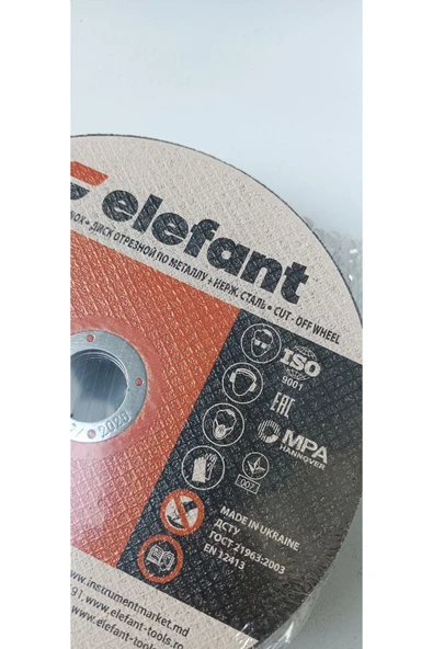 Metal için Düz Kesme Disk Taşı (İnox) 115*1.6*22.23 (pakette 35 adet) - 3