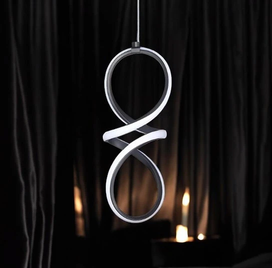 Binnex Olimpiyat Siyah Ultra Power Beyaz Ledli Avize Sarkıt Tekli Hol Antre Koridor Mutfak Yatak Odası Avizesi Avize - 3