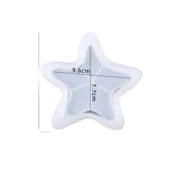 Deniz Yıldızı Kase Epoksi ve Beton Silikon Kalıp - Kod: 1004D