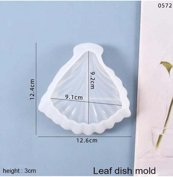 İstiridye Kase Epoksi ve Beton Silikon Kalıp - Kod: 1004C - 4