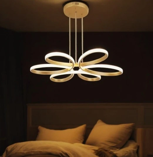 Binnex Lüks Gold Sarkık Günışığı Ledli Avize Banyo Yatak Odası Antre - 3