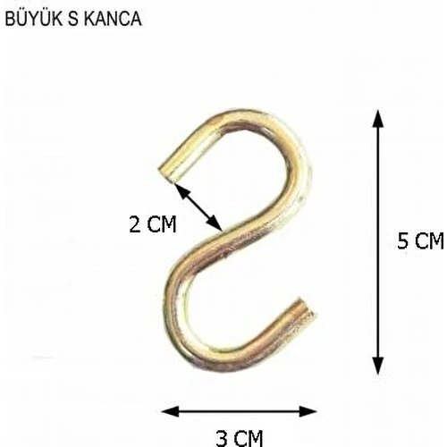 Gross AVM Es Kanca - S Kanca - Büyük Boy - 10 Adet - 2