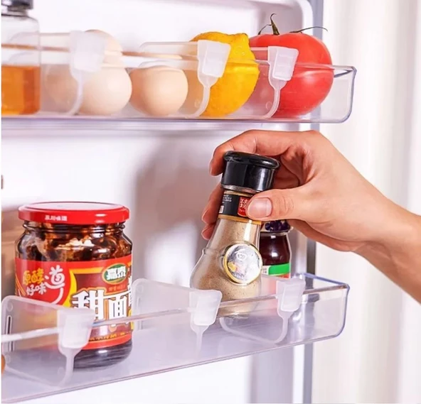 KENPAZAR Çok Amaçlı Buzdolabı Raf Ayırıcı 10 Adet - 2