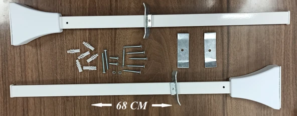 2 ADET Radyatör (Petek) Yere Montaj Ayağı 68 Cm - 2