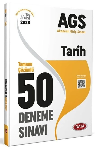 Data 2025 MEB-AGS Tarih 50 Deneme Çözümlü Ultra Serisi Data Yayınları