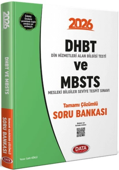 Data 2026 DHBT MBSTS Soru Bankası Çözümlü Data Yayınları ürün görseli 1