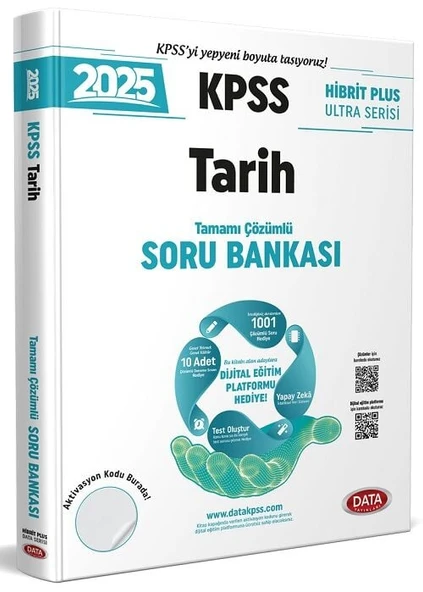Data 2025 KPSS Tarih Ultra Soru Bankası Çözümlü Data Yayınları