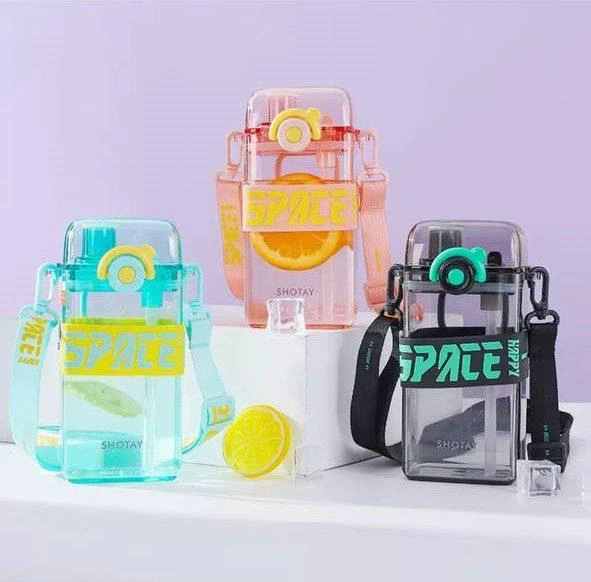 Shotay Su Matarası Space Tritan Turkuaz 500Ml - 8