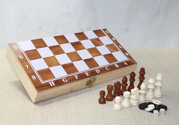 Ahşap Kutulu Satranç Alk4024 ürün görseli