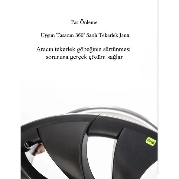 TecTic Tesla Y Modeli Jant Kapağı Koruyucu 2021-2023 İçin 21 İnç Jant Yama Uberurbine Mat Siyah - 10