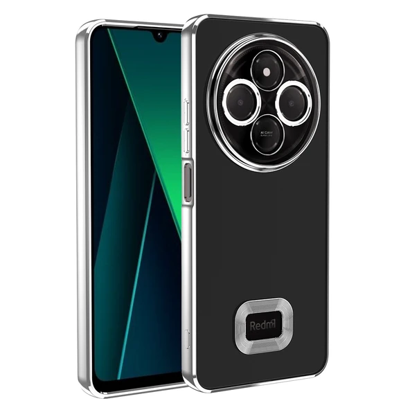 Xiaomi Redmi 14C 4G Kılıf Kamera Korumalı Logo Gösteren Zore Omega Kapak - 12