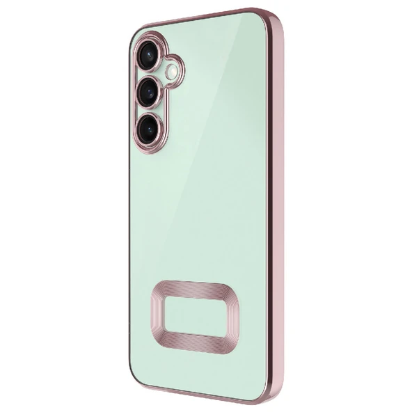 Galaxy A26 Kılıf Kamera Korumalı Logo Gösteren Zore Omega Kapak - 3