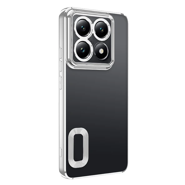 Xiaomi 14T Pro Kılıf Kamera Korumalı Logo Gösteren Zore Omega Kapak - 3