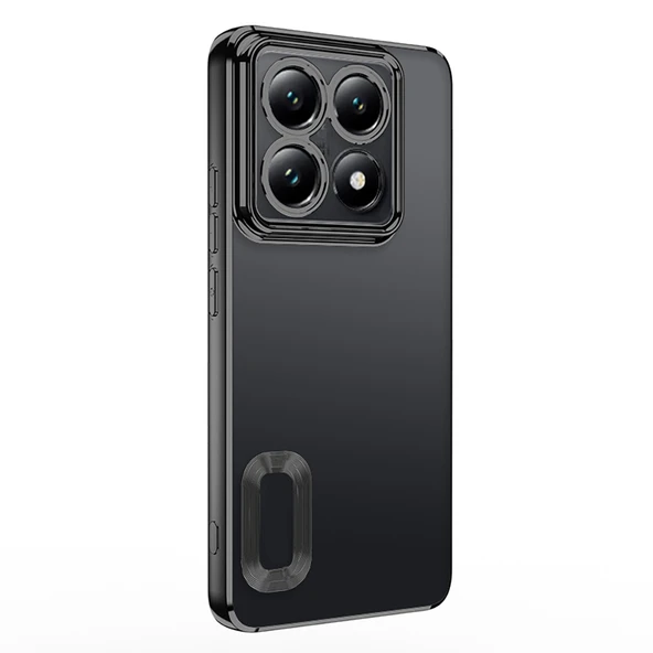 Xiaomi 14T Pro Kılıf Kamera Korumalı Logo Gösteren Zore Omega Kapak - 4