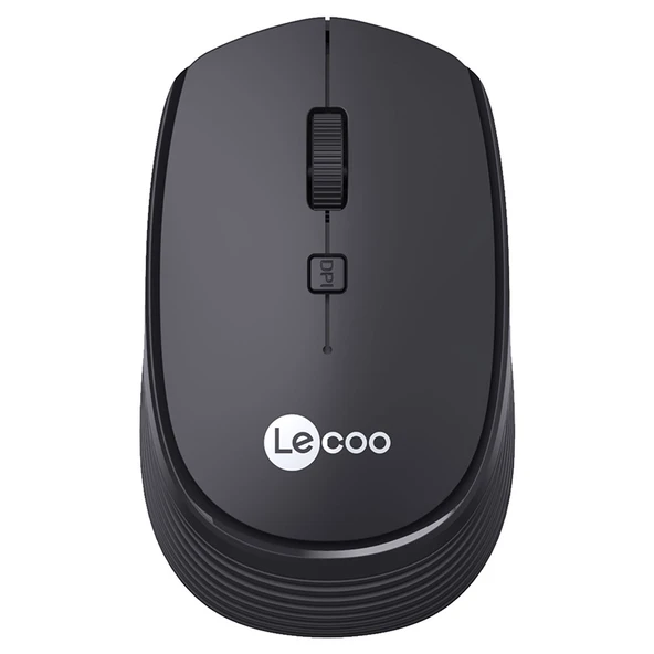 LENOVO LECOO WS202 1600 DPI 4 TUŞLU SİYAH KABLOSUZ MOUSE