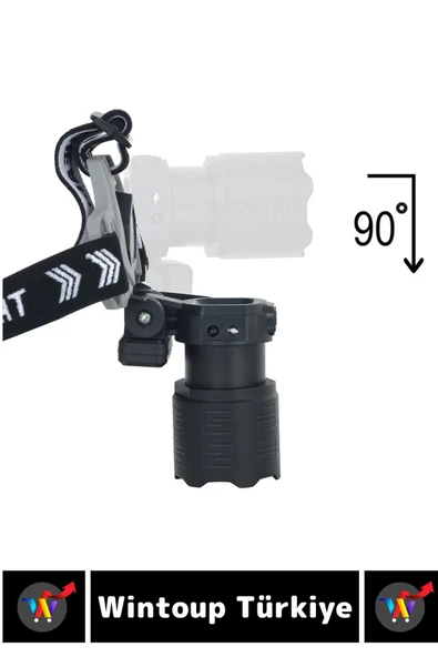 Profesyonel Kamp Avcı Balıkçı Deprem 9 Mod Aydınlatma 20000 Lümen Güçlü Işık KAFA LAMBASI - 3