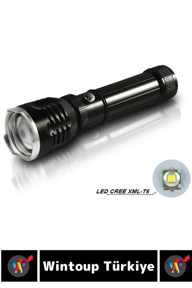 Özel Kamp Avcı Balıkçı Deprem 3 Kademeli Flaşörlü Mıknatıslı Güçlü Beyaz Işık Güvenlik EL FENERİ - 3