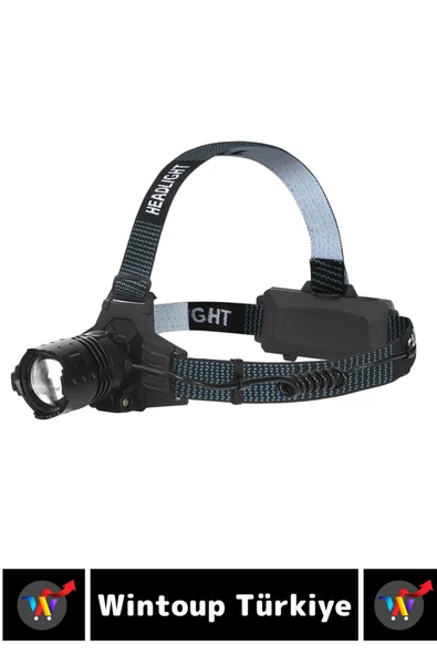 Profesyonel Kamp Avcı Balıkçı Deprem Yüksek Mesafeli 3 Modlu 8000 Lümen Güçlü Işık KAFA LAMBASI - 2