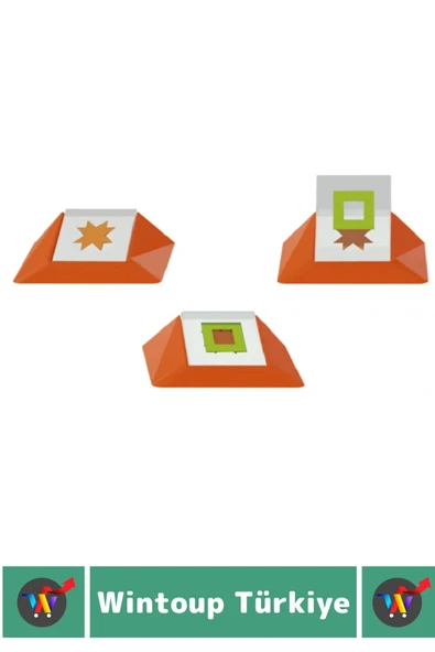 Eğlenceli Eğitici Görsel Algı Zeka Problem Çözme Becerisi Geliştirici Çocuk Oyun ŞEKLİ TAMAMLA - Resim 4