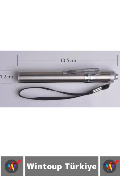 Kompakt Kamp Avcı Balıkçı Deprem Enerji Tasarruflu Beyaz Işık Pilli Sert Plastik Mini EL FENERİ - 3