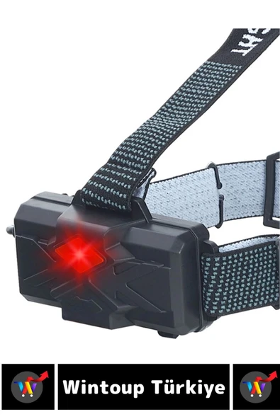 Profesyonel Kamp Avcı Balıkçı Deprem Yüksek Mesafeli 3 Modlu 8000 Lümen Güçlü Işık KAFA LAMBASI - 3