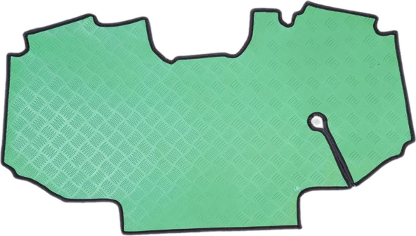 Deutz Fahr 410-420 2018 Model Traktör Kabin İçi Fıstık Yeşil Renk Paspası