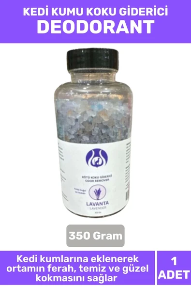 Premium Evcil Hayvan Pet Magnezyum Epsom Tuzu LAVANTA Kokulu Kedi Kumu Kötü Koku Giderici Deodorant ürün görseli