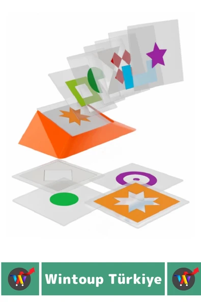 Eğlenceli Eğitici Görsel Algı Zeka Problem Çözme Becerisi Geliştirici Çocuk Oyun ŞEKLİ TAMAMLA - Resim 2