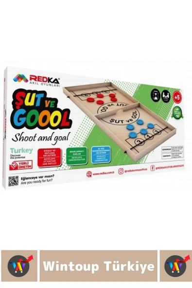 Premium Eğlenceli El-Göz Koordinasyonu Odaklanma Dikkat Geliştirici Futbol Oyun ŞUT VE GOL - 2