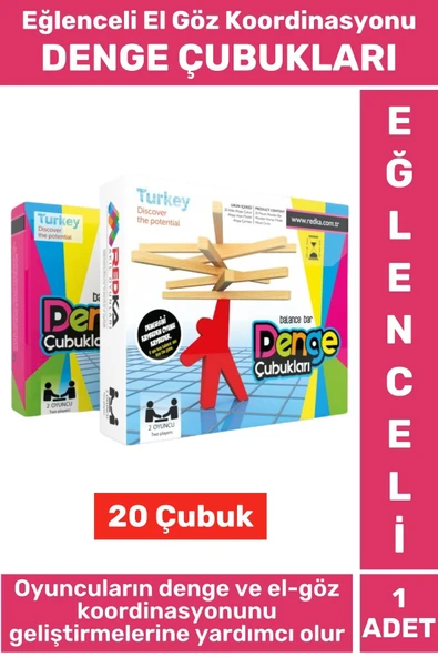 Premium Eğitici El Göz Koordinasyonu Denge Görsel Algı Geliştirici Eğlenceli Oyun DENGE ÇUBUKLARI ürün görseli