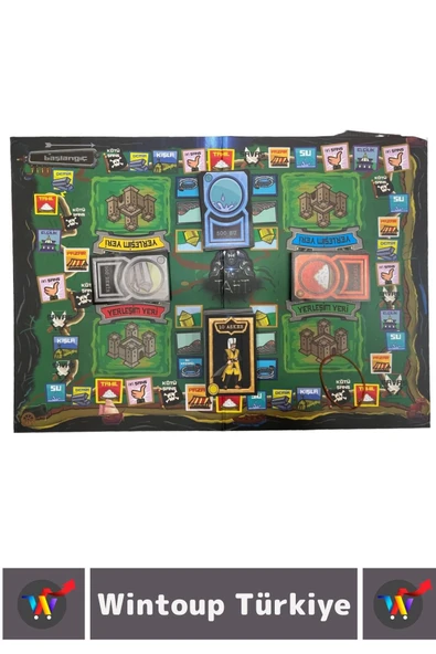 Premium Eğlenceli Dikkat Strateji Mantık Yürütme Hızlı Düşünme Geliştiren Aile Grup Oyun TAHT OYUNU - Resim 2