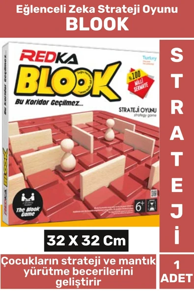 Eğitici Görsel Algı Strateji Zeka Gelişimi Analitik Düşünme Odaklanma Eğlenceli Oyun BLOOK ürün görseli
