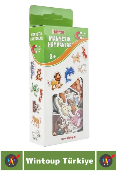 Premium Eğitici Görsel Algı El-Göz Koordinasyonu Hayvanların Öğrenimi 30 Parça MANYETİK HAYVANLAR - Resim 2