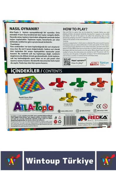 Eğitici Görsel Algı Strateji Zeka Gelişimi Analitik Düşünme Odaklanma Eğlenceli Oyun ATLA TOPLA - Resim 2