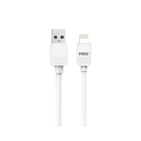 100 Cm Lightning Şarj ve Data Kablosu – Hızlı ve Güvenilir Bağlantı Phixi CB410L Basic - 2