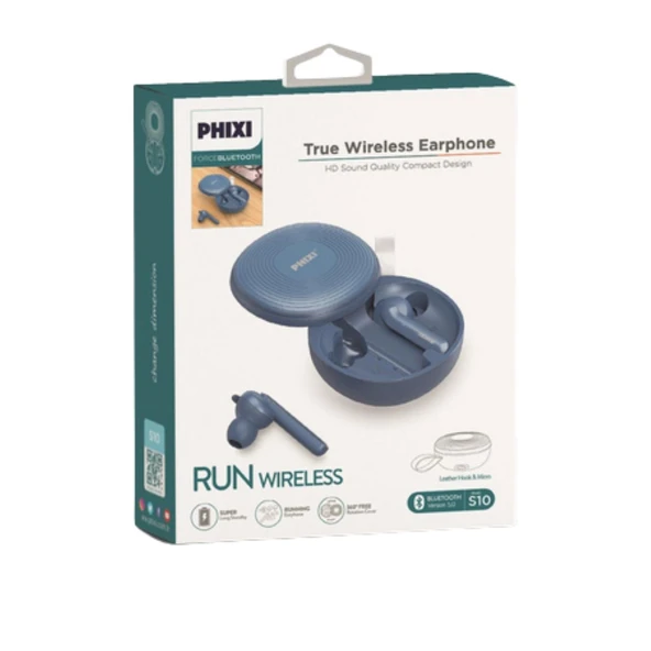 Phixi Force S10 TWS Kablosuz Bluetooth Kulaklık | Güçlü Bas, Berrak Ses, Yüksek Ses Kalitesi - 2